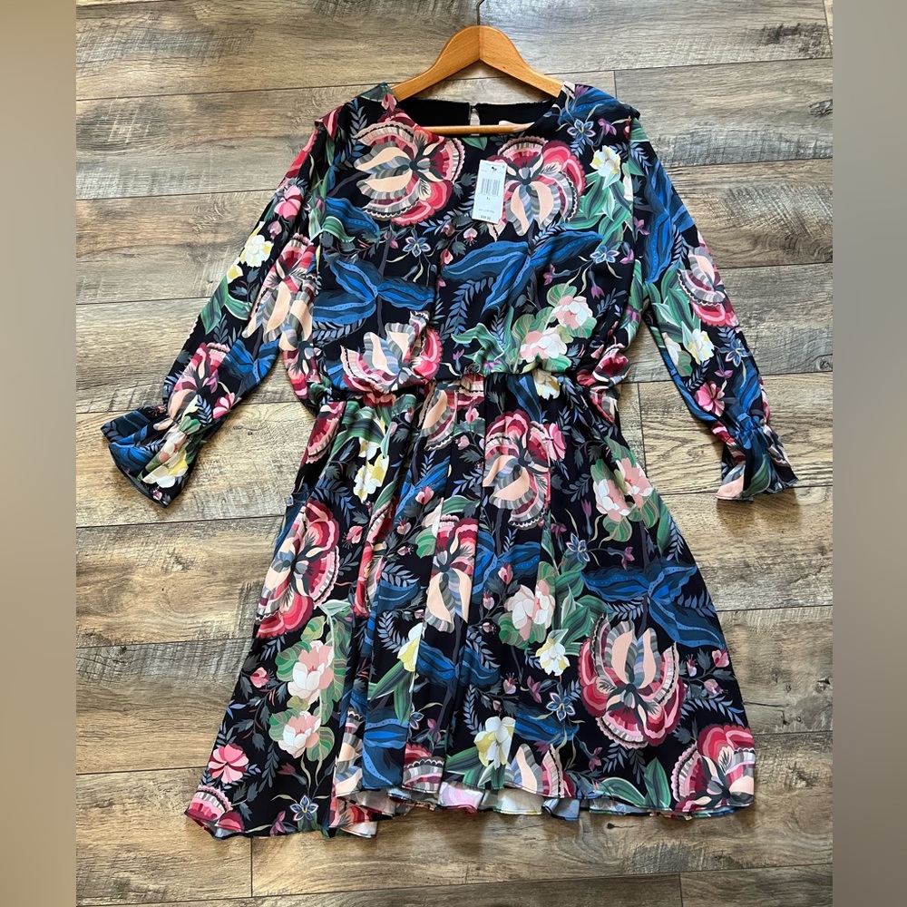 Philosophy Women's XL Floral Dress Mar Fash Phil New With Tags